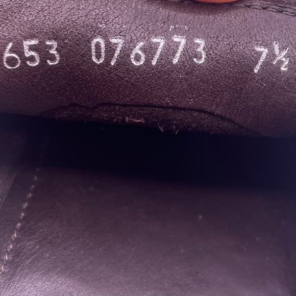 ECCO Brown Leather Loafers Slip On Comfort Dress Casual Mens 7.5 - Picture 7 of 8